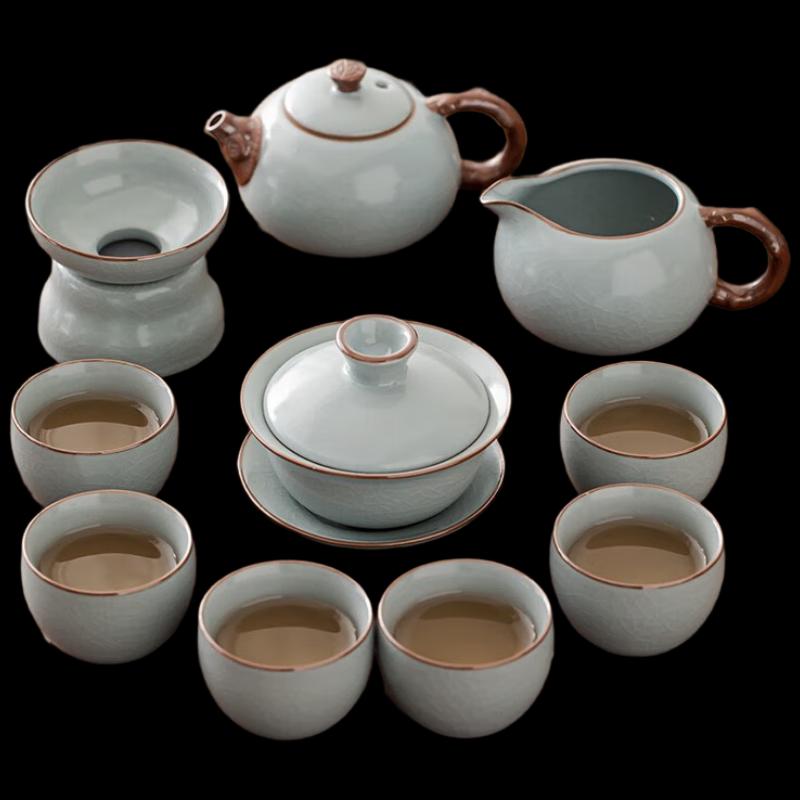 Su's Ceramic Ru Kiln Kung Fu Tea Set