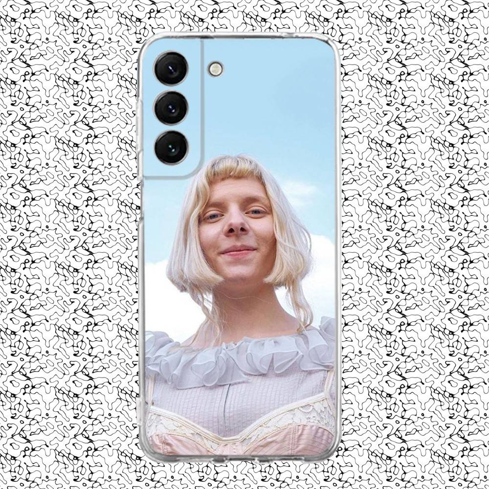 Singer Aurora Phone Case For Samsung S24,30,21,22,23,20 FE,lite,PIus,Ultra,5G,Note,9,10 Transparent Cover