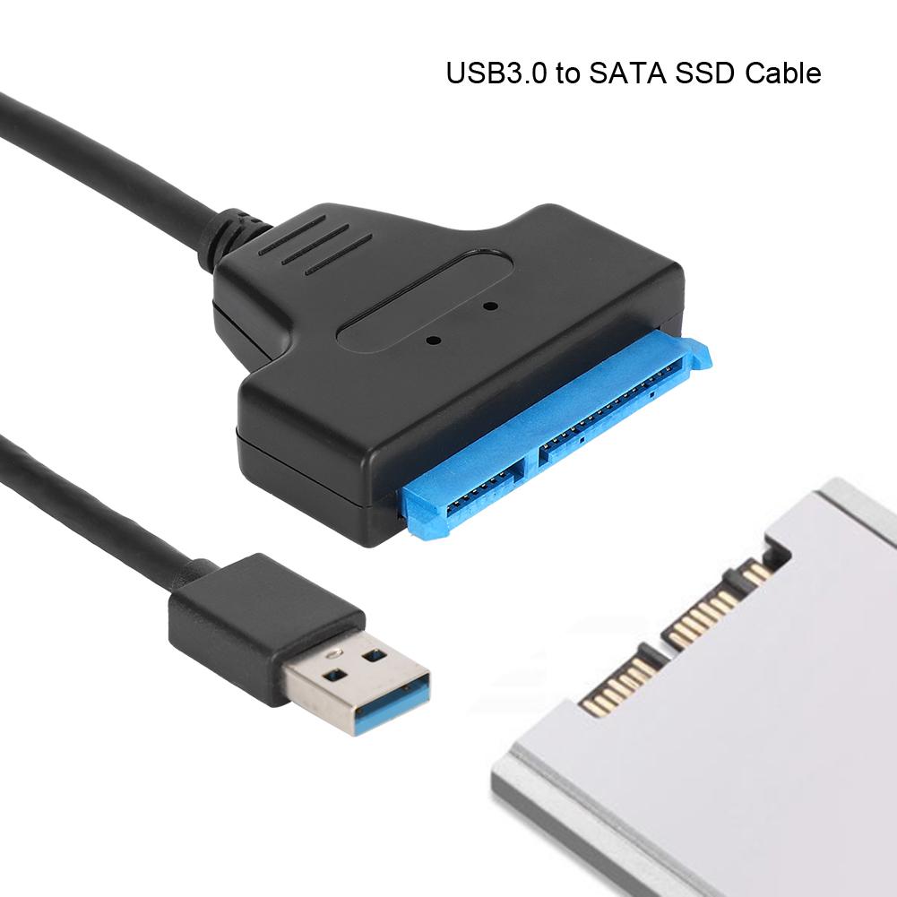 USB3.0 zu SATA SSD Kabel Datenübertragungsverbindungsleitung für Solid State Festplatte CD