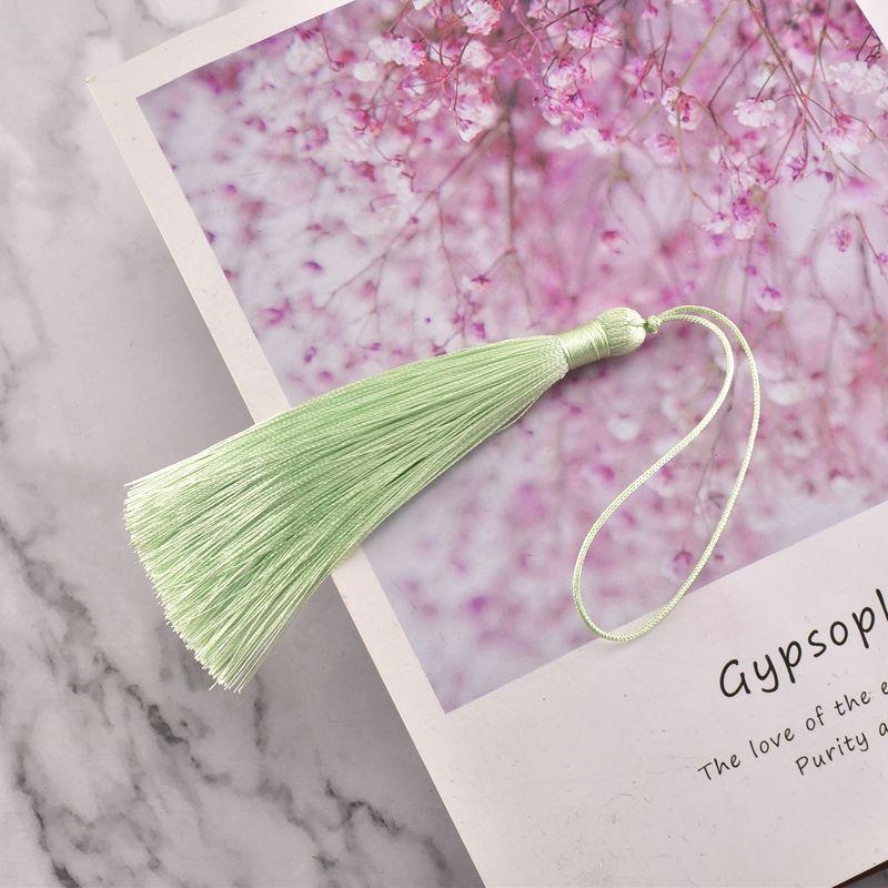 10CM Ice Silk Tassel Tassels Ancient Style Sachet Fan Pendant Bookmark Pendant Ear Diy Handmade Material Fringe Trim