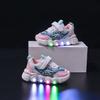 Kinder-Sportschuhe mit Dinosaurier-Motiv, atmungsaktive Mesh-Sneaker für Jungen und Mädchen, Kleinkinder, leichte Lauflernschuhe mit rutschfester Innensohle, für draußen und drinnen, für die Schule