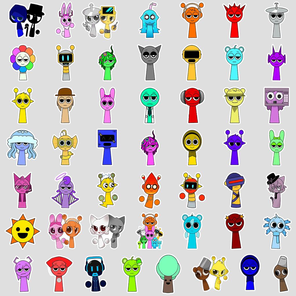 50 Samolepek s graffiti rytmických boxů Kreativní herní samolepky Vodotěsné dekorativní samolepky na kelímek na vodu, mobilní telefon, počítač