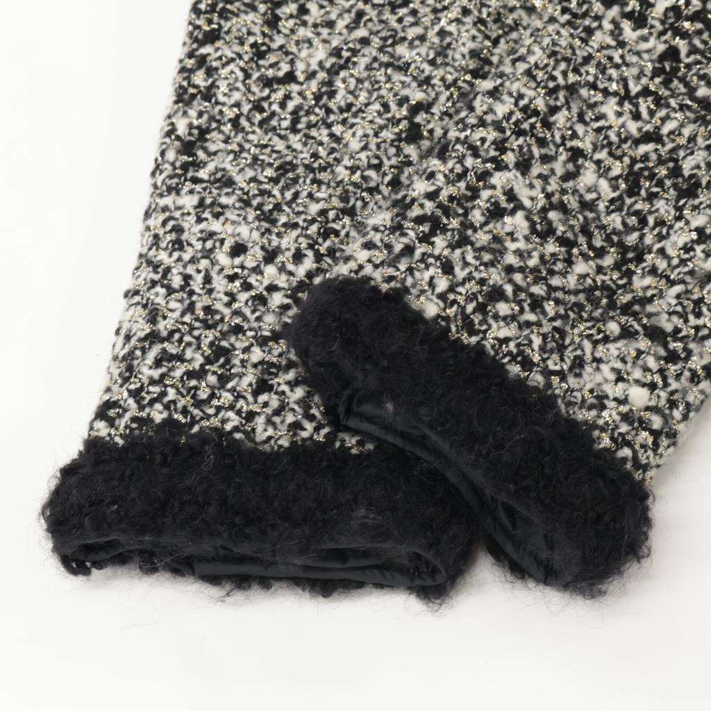 Giambattista Valli 20FWPVCA8006-17BOU Black All-Over Print Padded Jacket Jacket 38 blackUsed