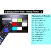 Replacement Function Remote Controller for Roku TV for Hisense Roku/TCL Roku/Onn Roku/Philips Roku TVs Youtube Remote Controller