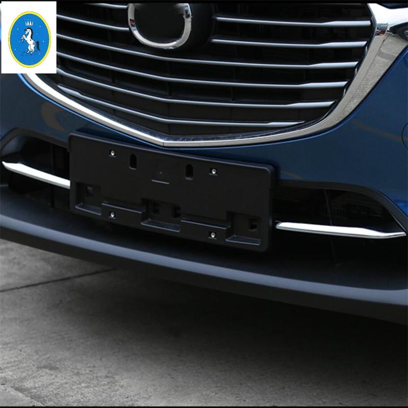 Car Front Grille / Rearview Mirror / Rear Bumper Fog Lights Lamps Cover Trim For Mazda CX-3 CX3 2015 -  Exterior Accessories