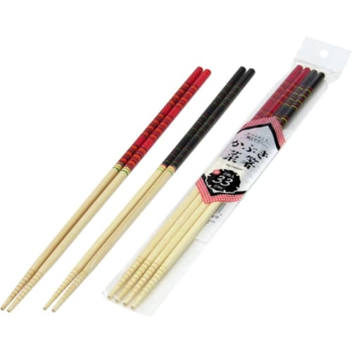 Sett med 2 Kabuki spisepinner: Firkantet, Sikkert grep, Sklisikker, Hygienisk, Laget av slitesterk Moso-bambus med vannavstøtende belegg, Perfekt for fritering