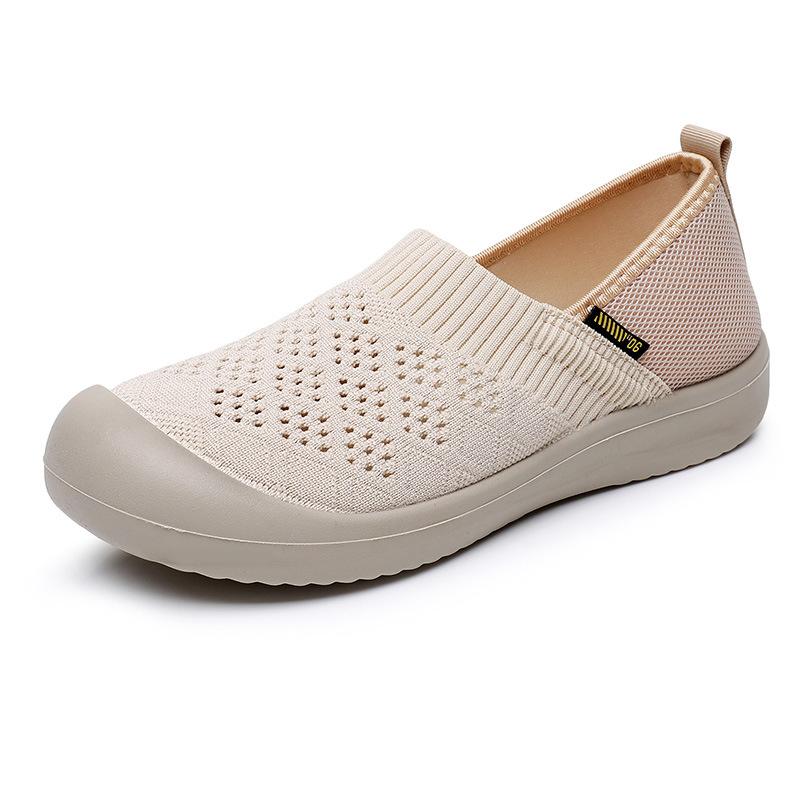Shoes Women's 2025 Spring and Autumn New Comfortable Lazy One-pedal Round Head Fashion Women's Shoes Shallow Mouth Breathable Single Shoes