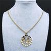 2026 Stainless Steel Sports Bicycle Necklace for Women/Men Tires Gold Color Pendant Necklace Jewelry collier homme N2655S01