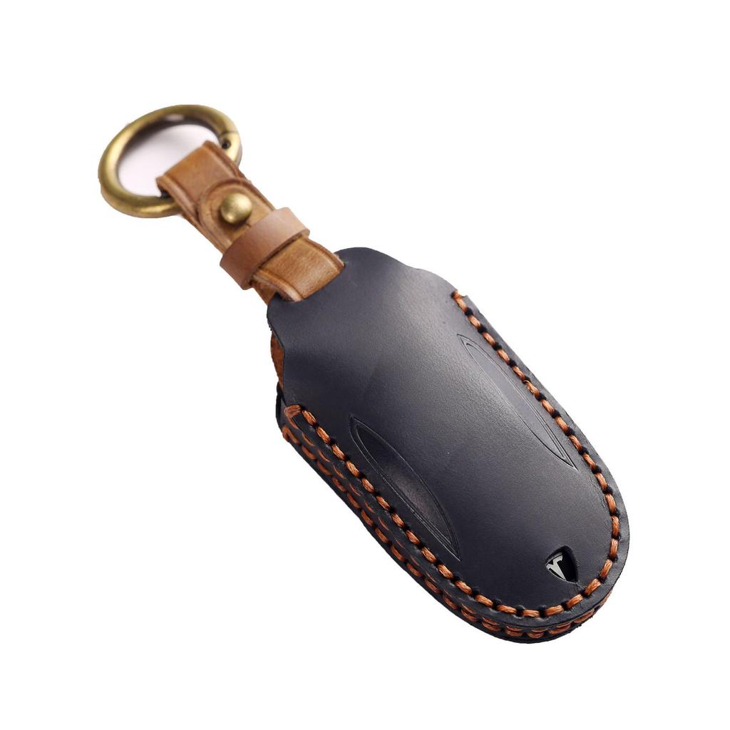 Best-Selling Handmade Genuine Leather Key Bag for Tesla Model 3/Model Y