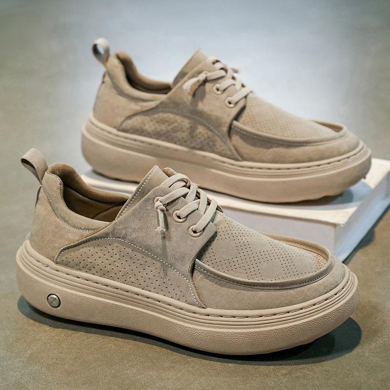 Herren Freizeit Schuhe Frühling Neu Leicht Atmungsaktiv Bequem Weiche Sohle Zum Hineinschlüpfen Loafer Outdoor Mode Vielseitig Flache Schuhe