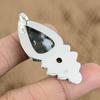 Birthday Gift For Her Natural Solar Moss Agate Gemstone Pendant 925 Silver