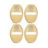 4pcs Car Door Lock Protective Cover Metal Sticker For Volkswagen VW GTI R Golf Polo Tiguan Passat Jetta Lavida Rline Accossories zj3