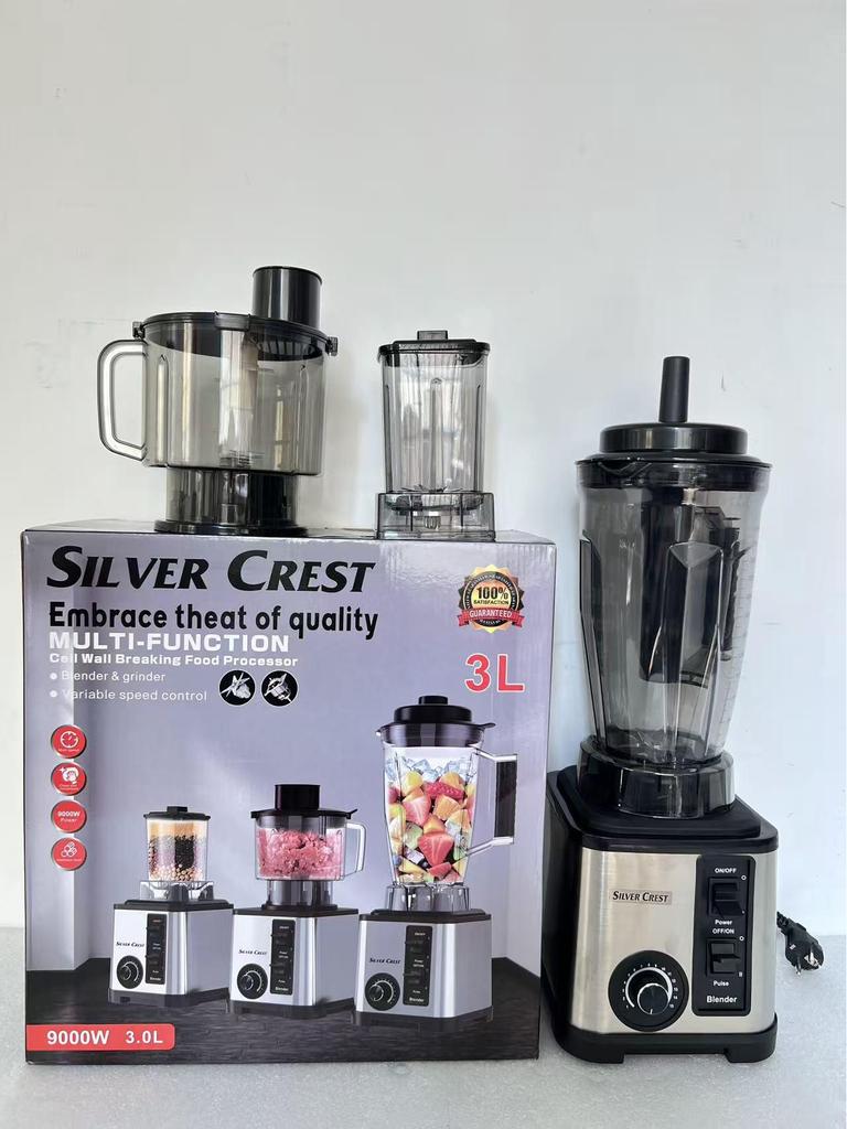 Stainless Steel Large Capacity Food Processor & Blender - Juicer, Mixer, and Meat Grinder