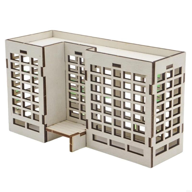 Garden Landscape Ornament Assembling Model Wooden Apartment Outland Model HX6C