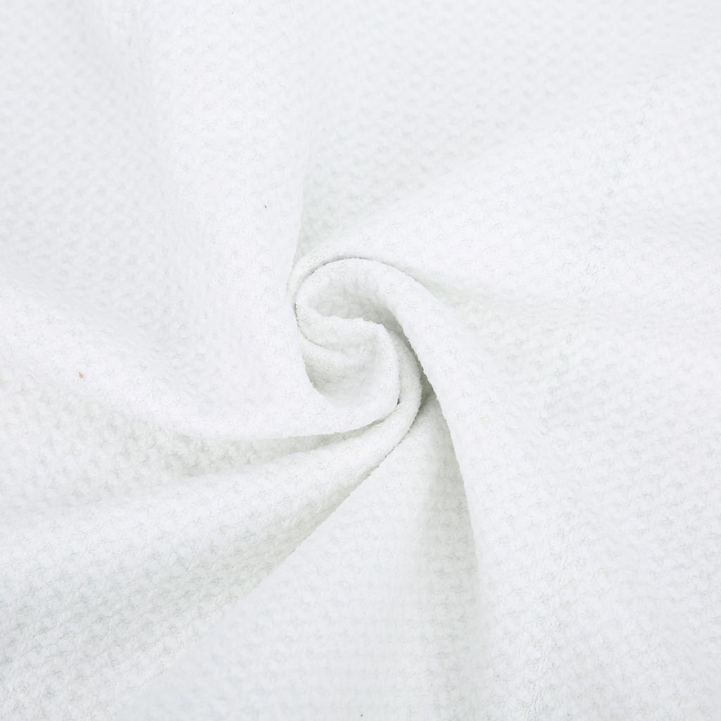 Waffle Microfiber Golf Towels Cleans Clubs Balls Hands Cleaning Towel with Carabiner HookGreen