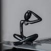 Abstract Figures Thinkers Plastic Handicrafts Cute Little Ornaments Room Decorations Artistic Living Room Ornaments