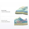 Verdy x Dunk Low SB PS Visty Kinder-Sneaker Blau Blue-Gaze Light-Arctic-Pink FZ7195-400