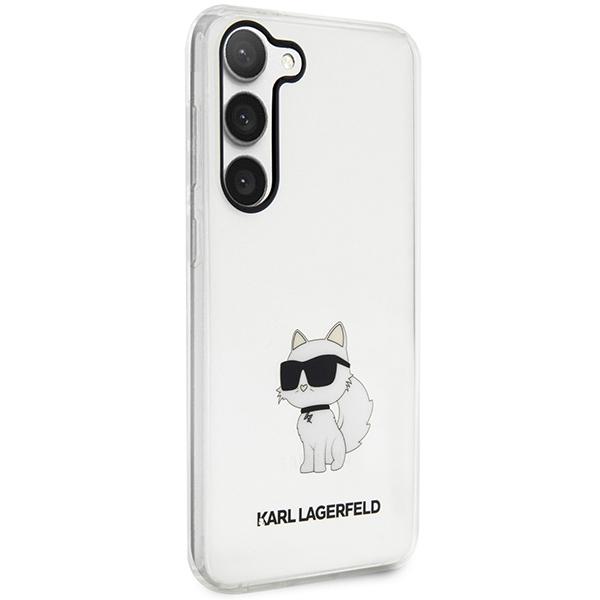 Etui do Samsung Galaxy S23 Karl Lagerfeld Ikonik Choupette Przezroczyste