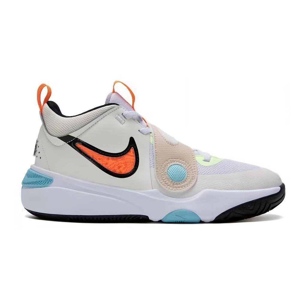 Nike Team Hustle D 11 GS Sail/White/Barely Volt/Total Orange HF5735-181