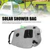 20L Solar Camping Shower Bag with Switchable Head Gray for Hiking & Beach