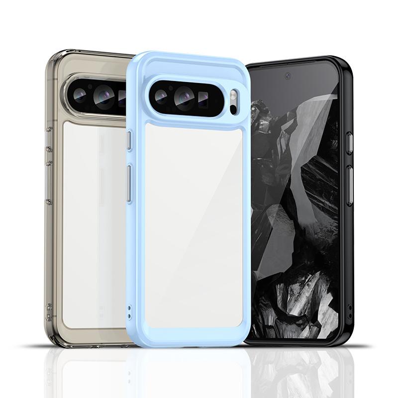 Transparent Colorful TPU Case for Google Pixel 10 9 Pro XL 9A 8A 8 Pro Protective Cover Clear Fundas Coque Capa