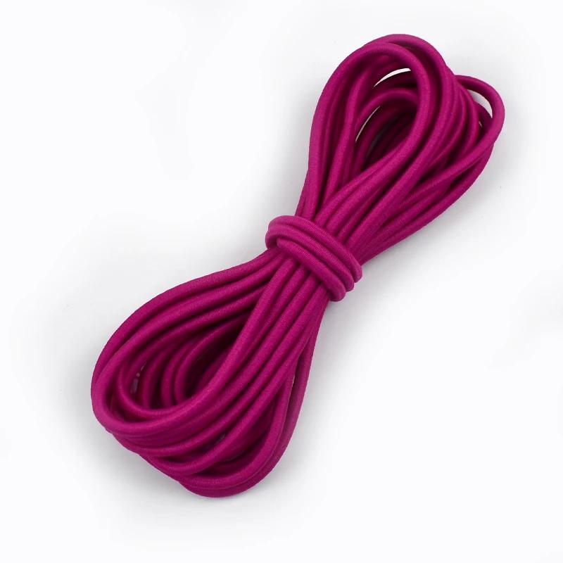 5/10/20M 4mm Cordoane Elastice Meetee pentru Haine Bandă de Păr Elastic de Cauciuc Bandă Arc Elastic Accesorii de Cusut DIY