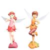 Disney 7pcs Tinkerbell Flower Faery Fairy Elf Princess Pvc Anime Action Figure Mini Model Figurine Doll Toys For Children's Gift