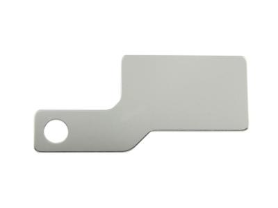 POSH 500176-03 Motorcycle Goods Tempmeter Stay Straight (Right) Silver