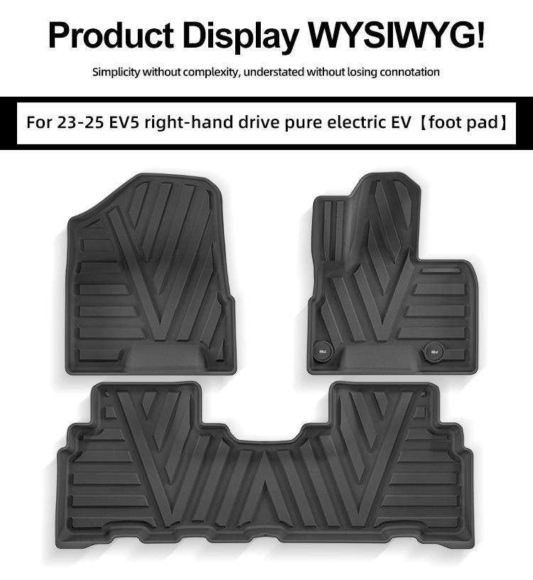 2023-2025 Kia EV5 TPE Waterproof Floor and Trunk Mats