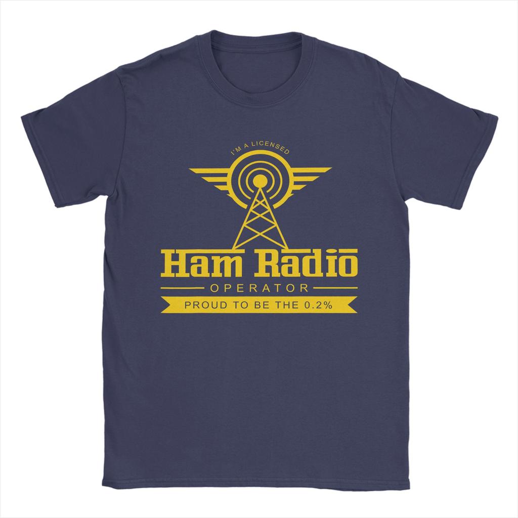 Unisexs Ham Radio Operator T Shirt Cotton Tops Vintage Short Sleeve Round Collar Tee Shirt New Arrival TShirts