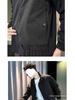 Men's Khaki Stand Collar Casual Jacket - Handsome & Trendy for Spring/Autumn