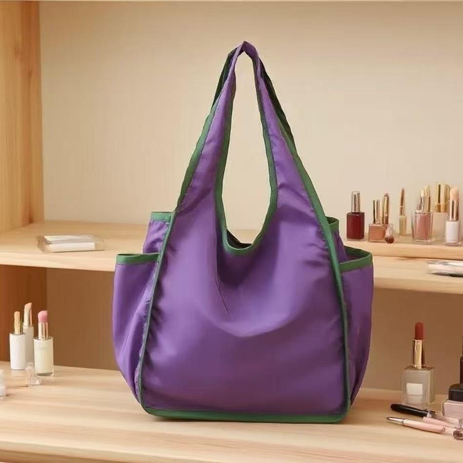 Miljövänlig japansk hopfällbar axelväska – Bärbar, Förstärkt matkasse & Resväska