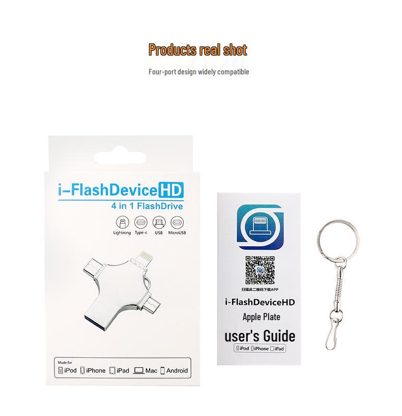 1TB Multi-Device U Disk for Mobile, Apple, Android, and PC - Ideal for Cross-Border Gifting