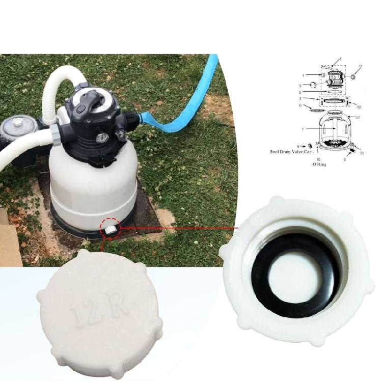 Sand Filter Caps Exact Replacement Filter Drain Caps Sand Filter Drain Assembly Replacement Drain Cover for Sand Filter