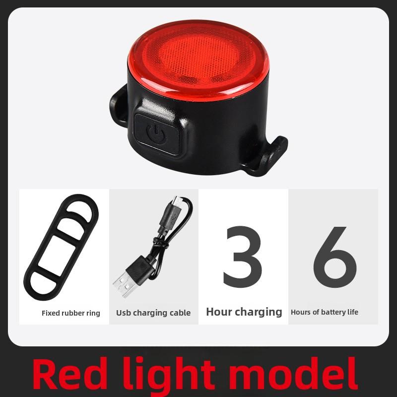 USB Highlight Bicycle Tail Light, Mountain Bike Headlight Set, Night Riding Safety Warning Light