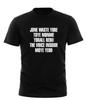T-SHIRT TESTO CANZONE BLINK 182 MISS YOU | REUNION 2023 | JONE WASTE YORE TOYE MONME | Magliette