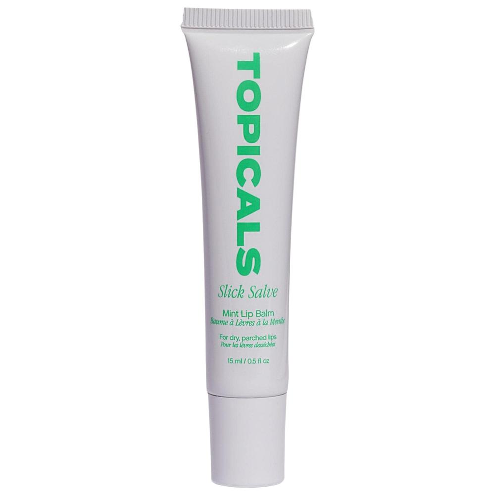 Topicals Slick Salve Glossy Lip Balm For Soothing + Hydration 0.5 Oz   15 Ml Mint