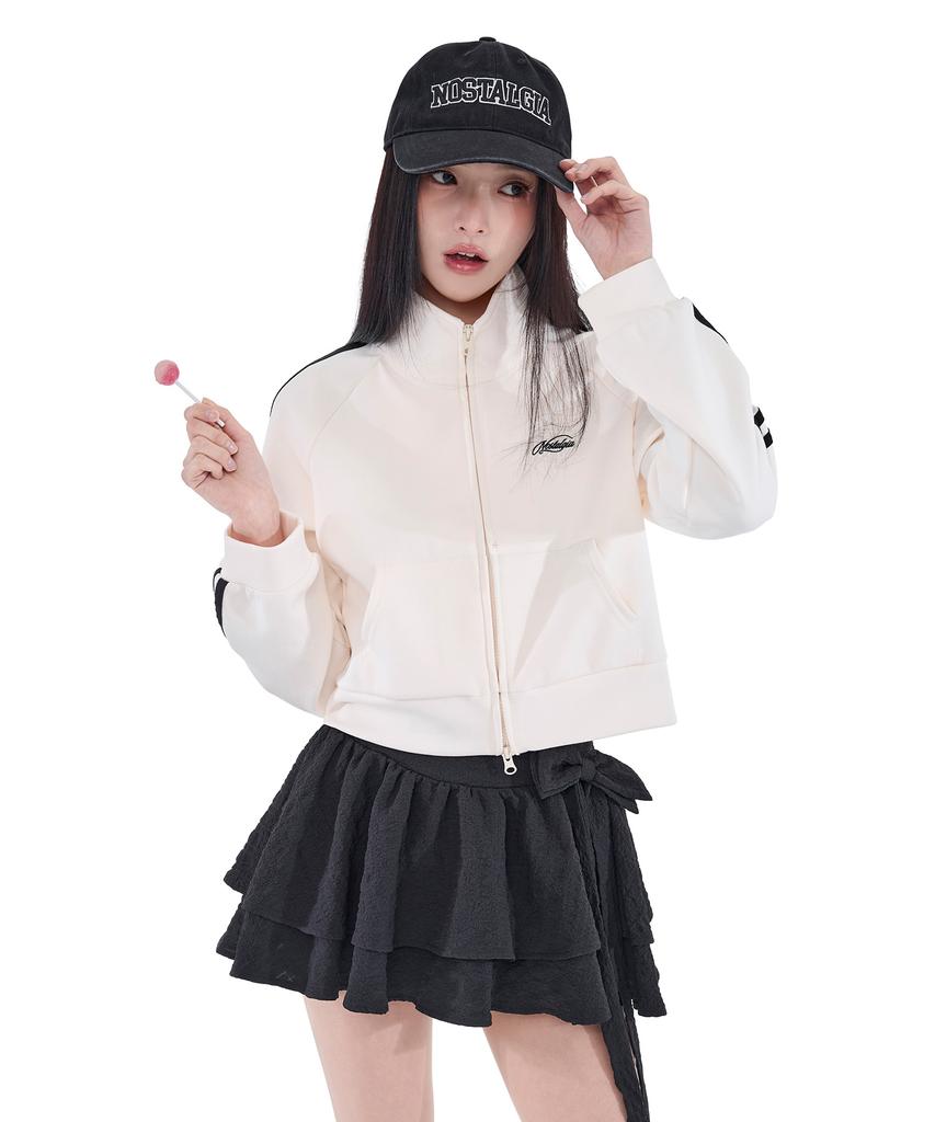 Alkialka Jacquard Mini Skirt (Black)