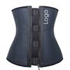 Latex 7 Steel Bones Zipper Buckle Waist Trainer Plus Size Postpartum Body Shaper Fitness Waist Cincher