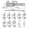 ANEX AOA-19S2 Offset Adapter 19mm Multi Socket Set H10-H21 Tight Space Nut Driver Tool Kit with Case Made In Japan