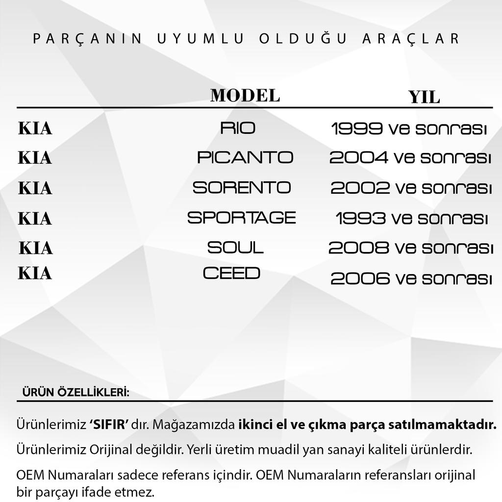 Key Button Rubber for Hyundai I30 I20 Kia Rio