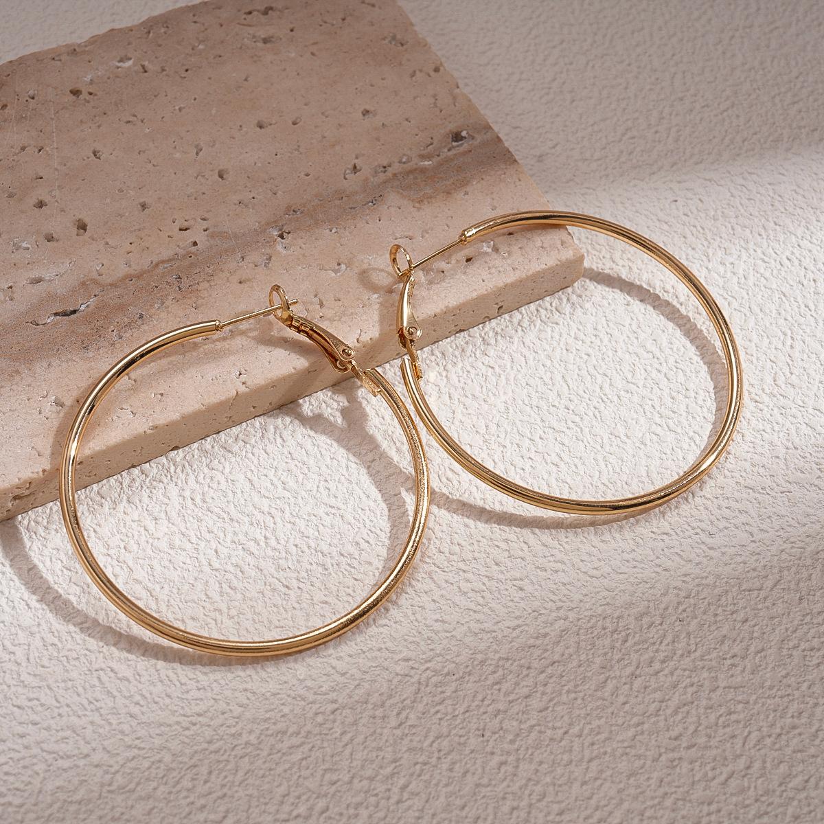 Металлические глянцевые круглые серебряные серьги-гвоздики геометрические модные серьги в стиле инс нишевые серьги