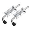 2PCS 6 Inch Spring Loaded Latch Pin Heavy Duty Latch Pin Door Lock for Tailgate Trailer Carriage Garage