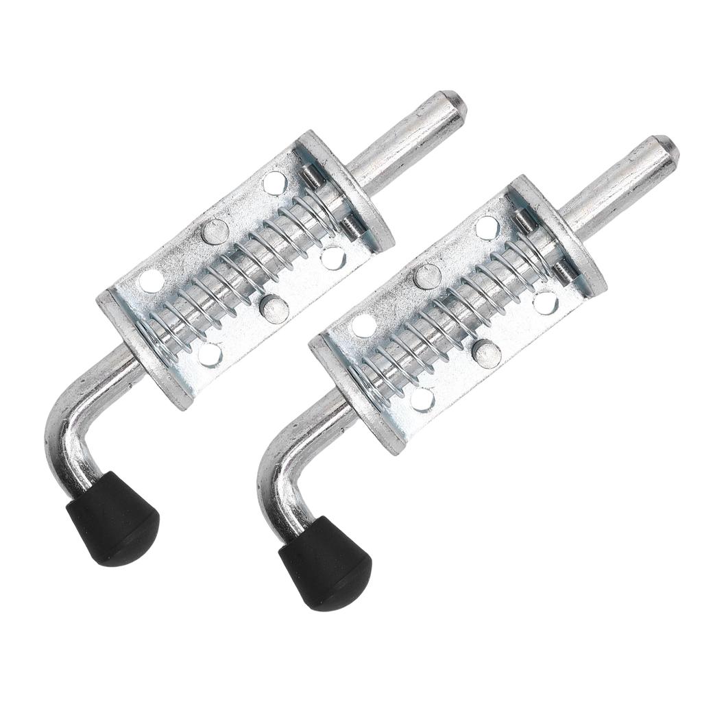 2PCS 6 Inch Spring Loaded Latch Pin Heavy Duty Latch Pin Door Lock for Tailgate Trailer Carriage Garage