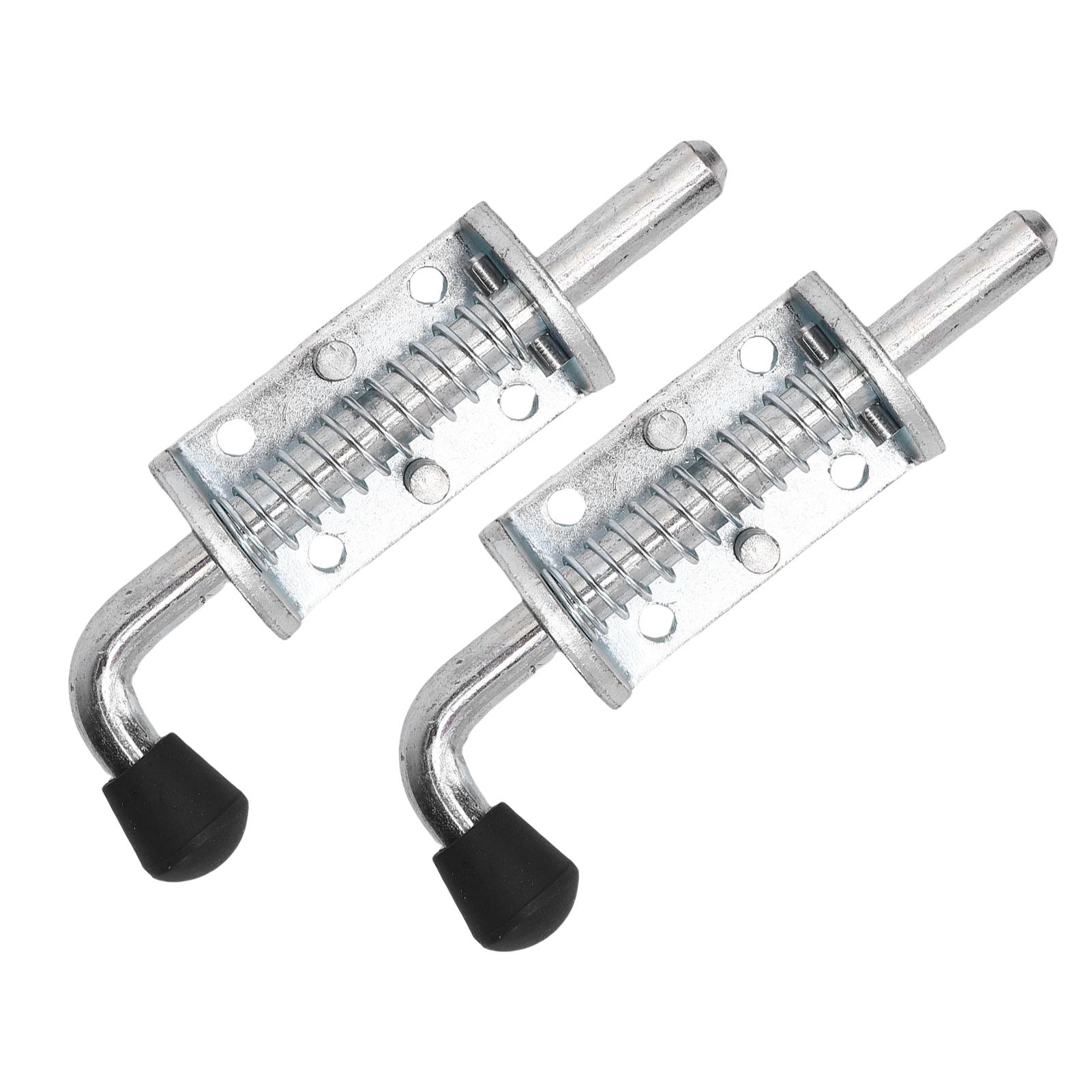 

2 шт. 6-дюймовый подпружиненный стопорный штифт, сверхмощный стопорный штифт, дверной замок для задней двери, прицепа, вагона, гаража