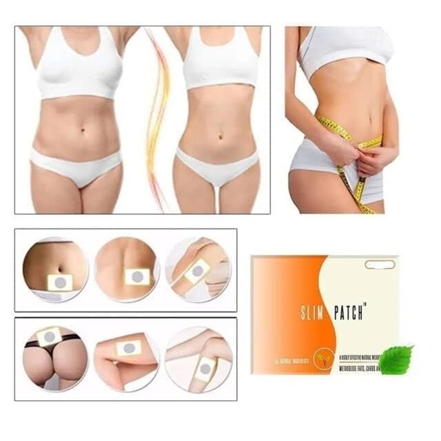 Slimming Navel Sticker Patches for Weight Loss (10pcs X 1pack) – Natural Herbal Cold Compress for Waist Control, Stress Relief & Better Sleep – H