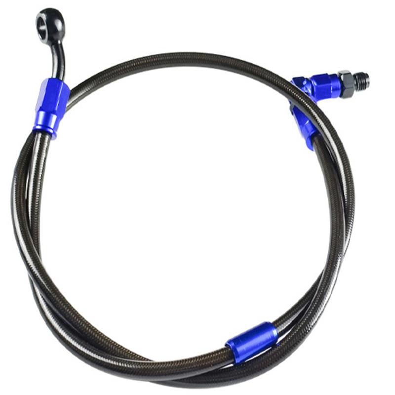Universal Motorcycle Brake High-Pressure Steel Throat Clutch Oil Hose Line Pipe Hydraulic Reinforced Braided Hose