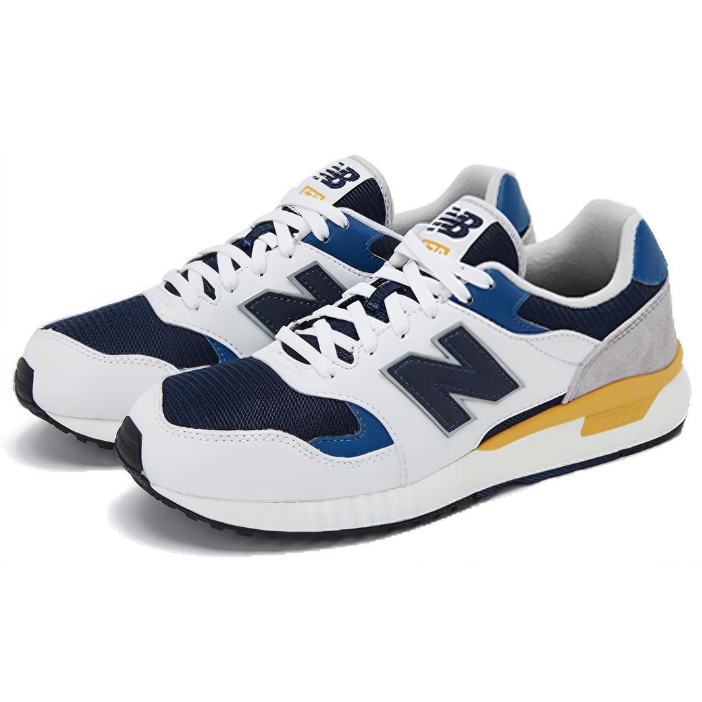 New Balance 574 White/Yellow/Blue ML570ATS