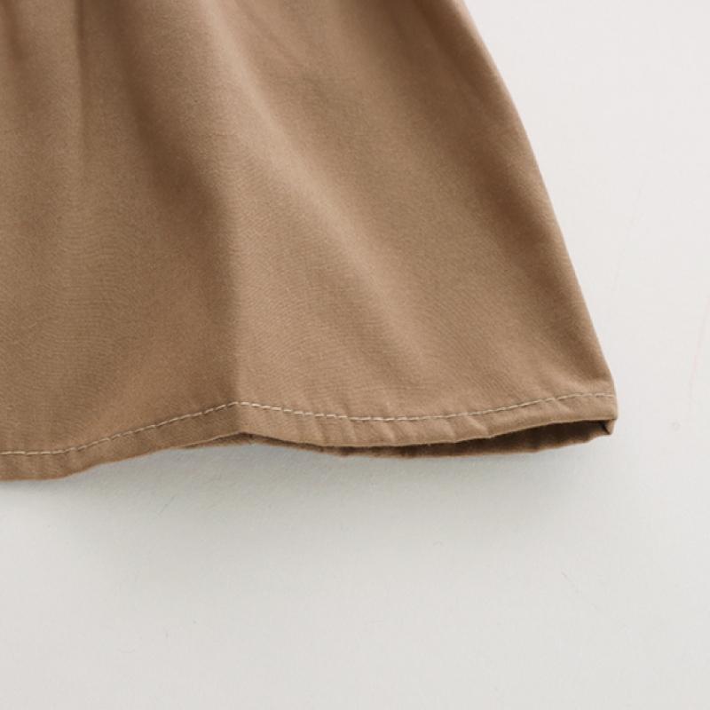 Shop   Women S 100  Cotton Ruffle Tie Puff Sleeve blouSe Brown Ean Wbl 12088