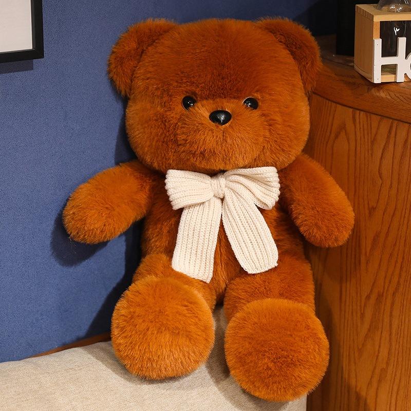 Soft big bear teddy bear doll plush toy hug bear doll children's company soothing doll